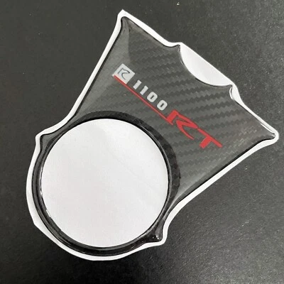 Defensor adhesivo triple yugo superior de fibra de carbono 3D para BMW R1100R / R1100RT  Foto 1 de 4