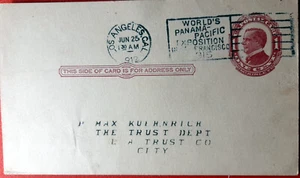 USA Werbepostkarte von 1912 - Bild 1 von 2