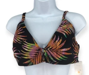 Costume da bagno donna SHADE & SHORE NUOVO taglia 36DD reggiseno top leggermente foderato - Foto 1 di 15