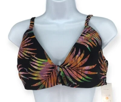 SHADE & SHORE NUEVO Para Mujer Talla 36DD Traje de Baño Sujetador Top Ligeramente Forrado Foto 1 de 4