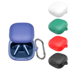 Silicone Case Earphone Pouch Cover With Carabiner for Anker Soundcore Liberty 5 - Picture 1 of 24