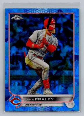 2022 Topps Chrome Update Sapphire Edition Jake Fraley #US43 - Image 1 of 2