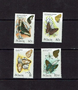 St Lucia: 1991, Butterflies, MNH Set. - Picture 1 of 1