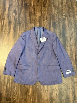 Jos A Bank Blazer Mens 42S Silk/Wool Purple Suit Jacket Sport Coat NWT Tailored - Image 1 of 4