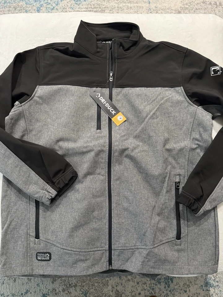 Dri Duck 5350 Men's Poly Spandex Motion Softshell Jacket Size XLT EB1 NEW - Image 1 of 4