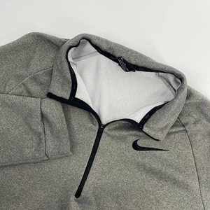 Nike Pullover Mens Extra Large Tall Gray Dri Fit Training 1/4 Zip Athleisure XLT - Picture 1 of 13