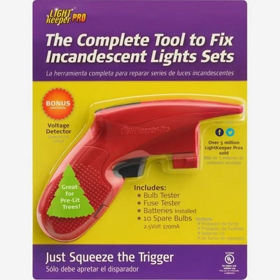 Light Keeper Pro Gun Complete Tool Fix Incandescent Light Sets Holiday Xmas - Image 1 of 3
