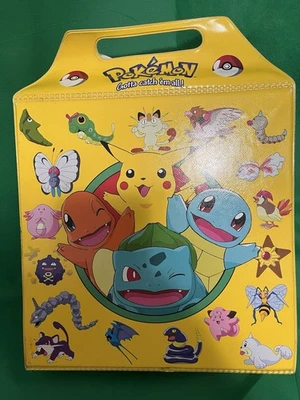 Pokemon Vintage 1997 Viz Video Nintendo Pioneer VHS Case w/ 4 VHS Tapes - Image 1 of 4