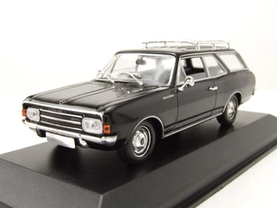 Opel Rekord C Caravan Kombi 1969 Nero Modellino 1:43 Maxichamps - Immagine 1 di 4