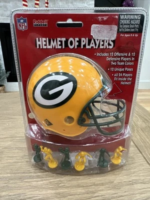 Nuevo casco deportivo de jugadores NFL Green Bay Packers Riddell con 24 jugadores Foto 1 de 4