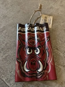 Arkansas Razorback Corrugated Metal Ornament NCAA Team Sports America G15 - Picture 1 of 4