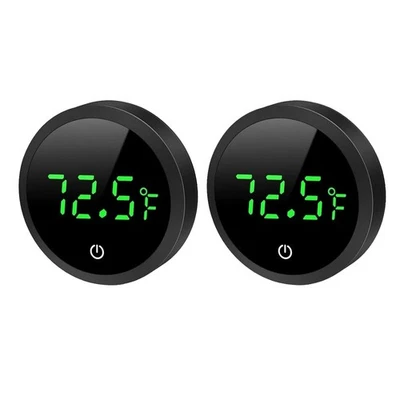 Aquarium Digital Thermometer 2pcs LCD Display for Fish Tank Temperature Gauge - Image 1 of 4