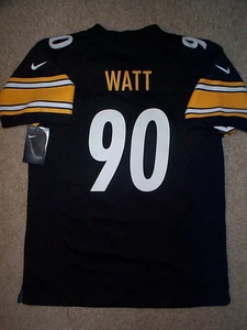 (2025-2026) NIKE Pittsburgh Steelers TJ WATT nfl Jersey YOUTH KIDS BOYS (xl) - Picture 1 of 2