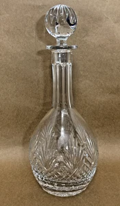 Wedgwood Crystal Decanter with Stopper~13 Inches Tall~Made in England~Dining~Bar - Picture 1 of 10