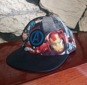 Marvel Avengers Youth Snapback Adjustable Kids Captain America Ironman Cap Hat - Picture 1 of 7