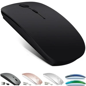 Rechargeable Bluetooth 5.2/3.0/Type-C/USB-2.4G Mouse for MacBook/MacBook air/... - Picture 1 of 6