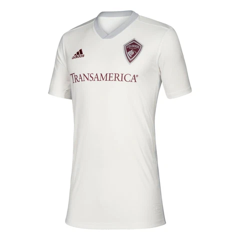 Colorado Rapids MLS Adidas Youth White Official Climalite Team Replica Jersey Cover