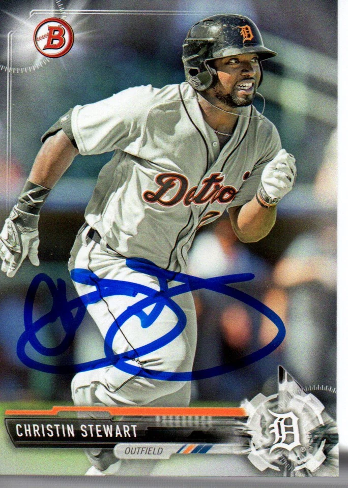 Dustin Fowler Yankees Trenton Thunder 2017 Topps Pro Debut #2 Signed Card - Image 1 of 1