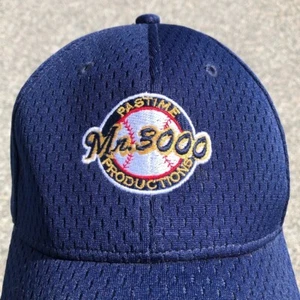 ‘03 Mr. 3000 Bernie Mac Movie Production Cast/Crew Blue Baseball Hat - Size L/XL - Picture 1 of 8