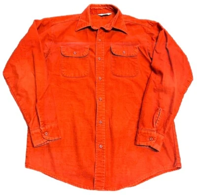 Vintage Mr Leggs Chamois Shirt Soft Cotton Hunting Camp Flannel Men’s Large - Image 1 of 4