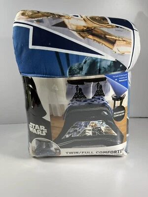 Nuevo Edredón Colcha Reversible Doble Star Wars 72"X 86" Foto 1 de 4