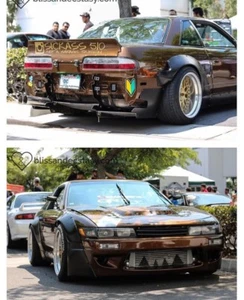89-94 Nissan 180SX RPS13 Rocket Bunny Rear Under Diffuser 8pcs - Picture 1 of 2