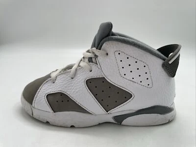 Jordan 6 Cool Gris Niño Pequeño Talla 10C DV3606-100 Air Jordan Retro Bebé TD Foto 1 de 4