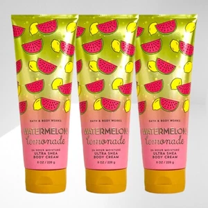 3er-PACK BATH & BODY WORKS WASSERMELONE LIMONADE ULTRA SHEA CREME HANDLOTION GROß - Bild 1 von 3