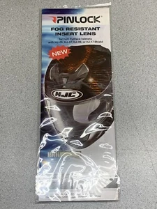 NEW Pinlock Fog Resistant Lens HJC Helmets HJ-05 HJ-07 HJ-09 HJ-17 Shields Visor - Picture 1 of 3