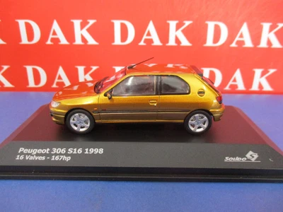 Die cast 1/43 Modellino Auto Peugeot 306 S16 16V 167HP 1998 by Solido - Immagine 1 di 4