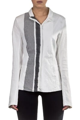 Rundholz Black Label Striped Linen White Jacket Size S-M - Image 1 of 4