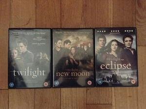 Twilight, Eclipse & New Moon - 3x Twilight DVDs - Picture 1 of 1