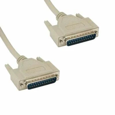 10FT DB25 25 Pin IEEE 1284 Male to Male Serial durable Extension Cable* - Image 1 of 2