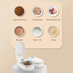 Automatic Pet Feeder Smart Food Dispenser For Cats Dogs Timer Stainless Steel Bo - Picture 1 of 11
