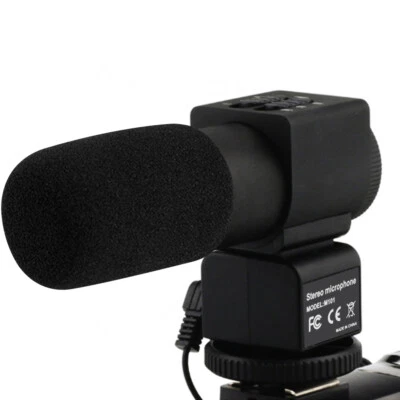 BOYI Video Microphone Stereo Recording 3.5mm Microphones For DSLR Camera/DV Camcorde