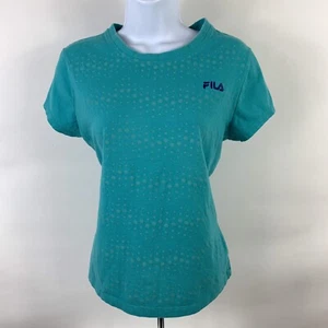 Fila Sport T Shirt Large Short Sleeve Crew Neck Athletic Tee Training Stretch - Picture 1 of 11