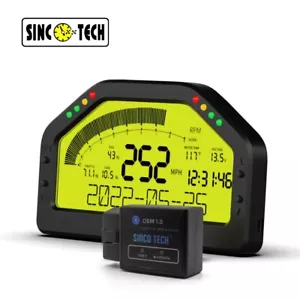 SINCOTECH DO903 Medidores de panel Pantalla OBDll Bluetooth Dashboard Pantalla LCD - Imagen 1 de 10