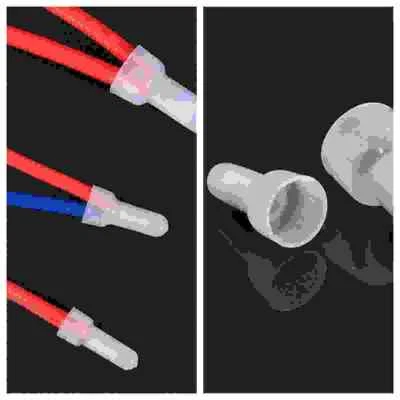 Closed End Crimp Cap Terminals 22-16 16-14 12-10AWG Gauge Wire Connectors - Image 1 of 4