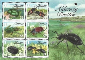2013 Alderney Sg MSA487 Alderney Beetles MNH - Picture 1 of 2
