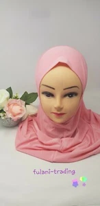 MUSLIM KIDS GIRLS/ HIJAB ISLAMIC HEADSCARF ONE PIECE CHILDREN - Picture 1 of 30