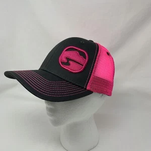 OURWAY SPORTSWEAR - Baseball Style Gray/Pink Mesh Snapback Hat - Picture 1 of 8