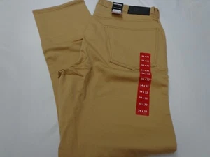 NEU Express Slim Fit 5-Pocket Hose hellbraun Herren Größe 34-32 - Bild 1 von 5