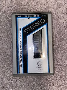Vintage General Electric Walkman Am/Fm Radio Cassette 3-5432B *parts only *