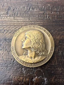 JEANNE D'ARC ORLEANS REIMS ROUEN. Vintage Medal, Croiseur Ecole, Bronze - Picture 1 of 6