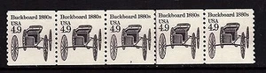 #2124 Buckboard  PNC-5  Pl #3 - MNH - Picture 1 of 1