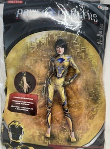 ⚡️Adult Womens Saban's YELLOW POWER RANGER Costume Full Body Suit (Large 12-14) - Picture 1 of 4