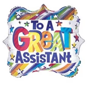 To A Great Assistant Junior Form 18" Folienballon (nicht verpackt) - Bild 1 von 1