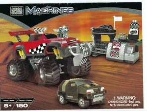 2001 Mega Bloks Machines Instruction Booklet Manual - Picture 1 of 2