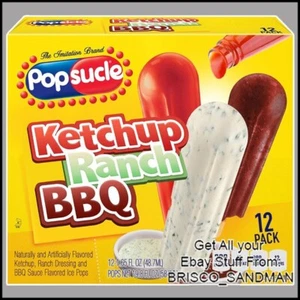 Fridge Fun Refrigerator Magnet KETCHUP RANCH Popsicle Parody Specialty Die-Cut - Picture 1 of 7