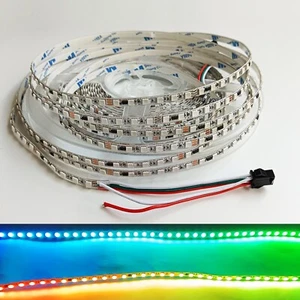 24V WS2811 3535 RGBIC LED Strip Light Tape 120LEDs/m Narrow Addressable 5mm Wide - Picture 1 of 12